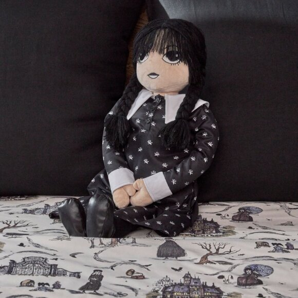 Pottery Barn Wednesday Shaped Pillow - Picture 2 of 10